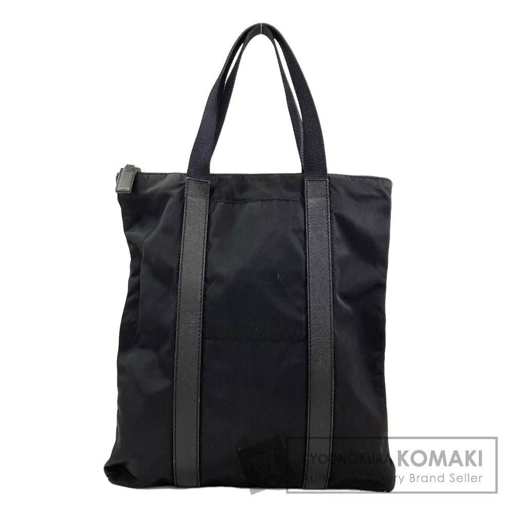 Prada black tote bag Acapulco Cabas leather tote vertical leather